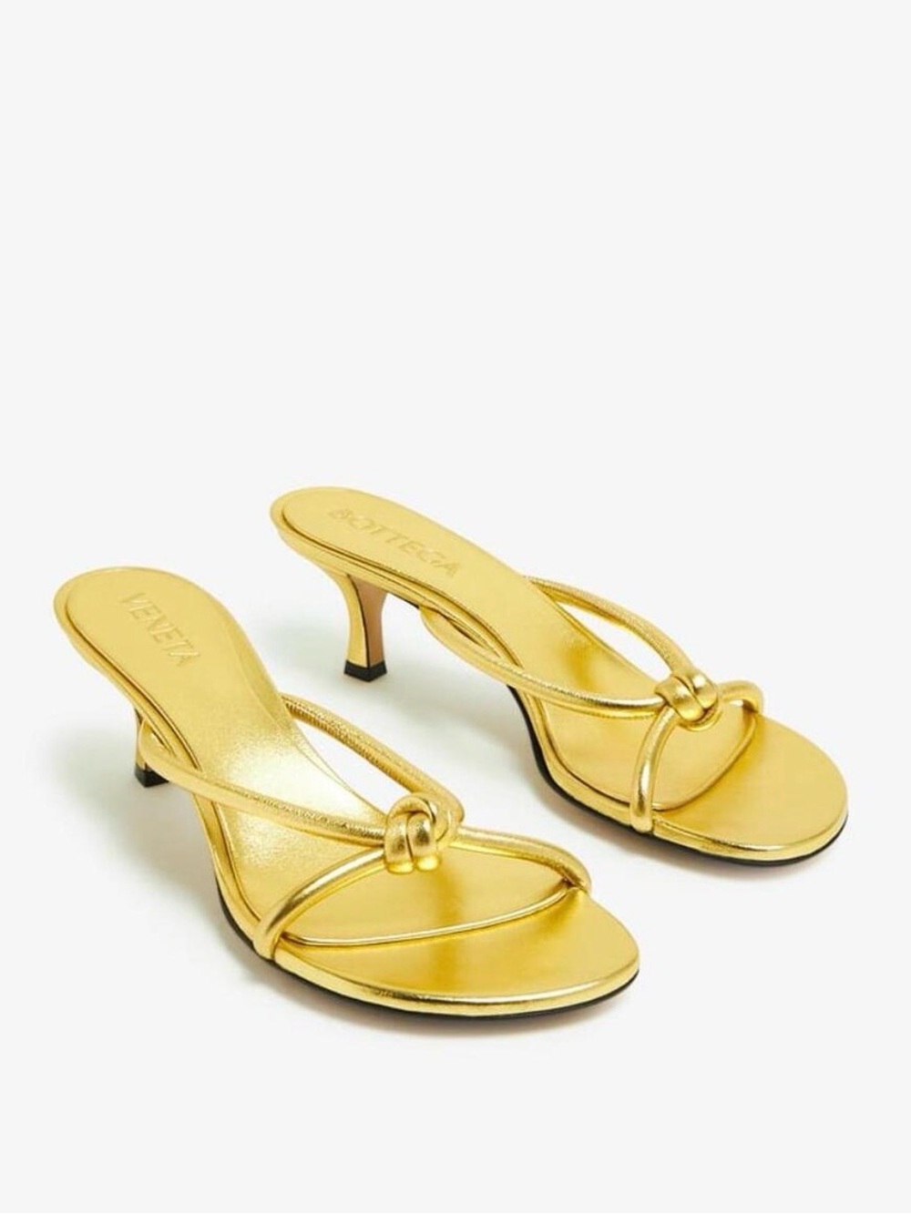 Bottega Veneta Kitten Heel Sandals